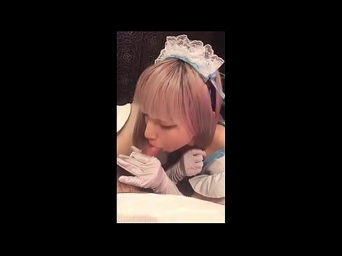 ❤️ 日本偶像 [mayuka]，法國女僕服裝，第 1 部分，口交和用乳液混蛋 ❤❌ 色情視頻 在我們 ❌❤